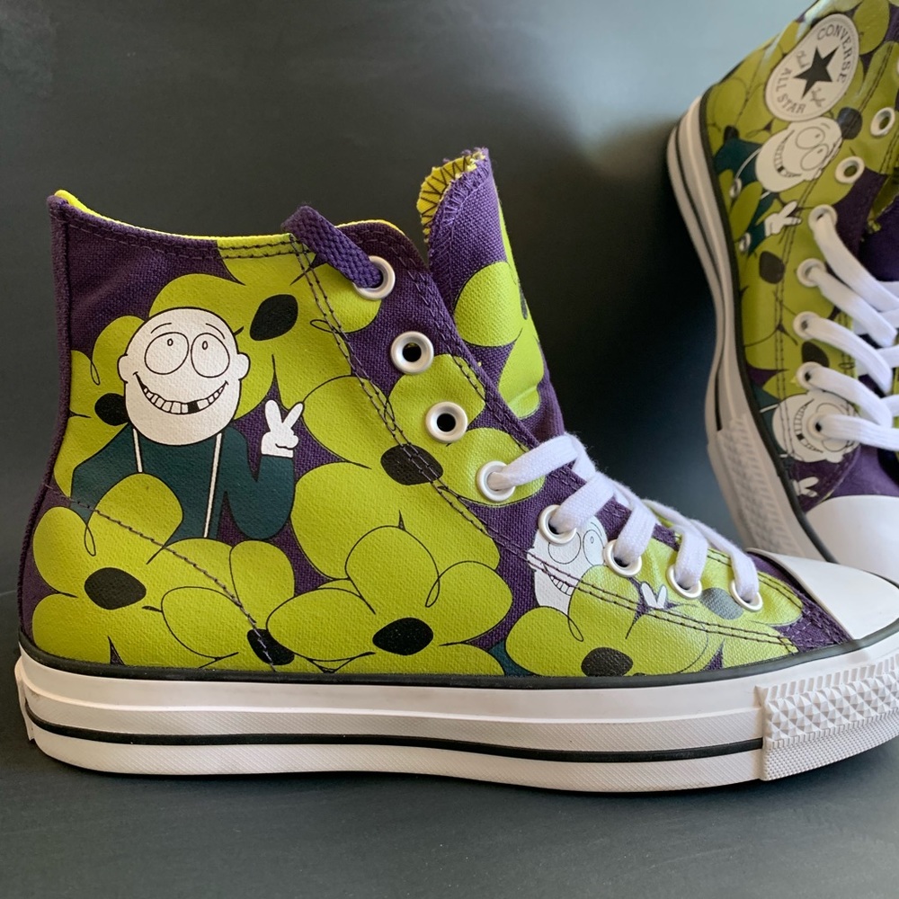 Converse x Dinosaur Jr. CTAS High Top Sneakers NWT